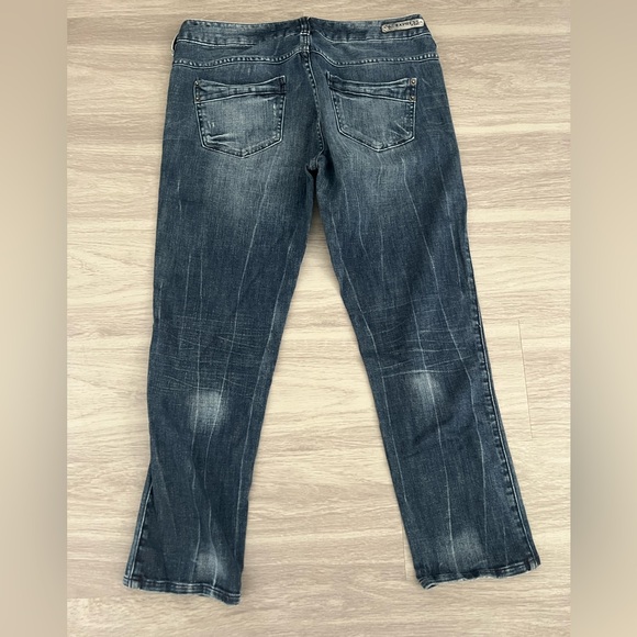 Express jeans size 4 crop jeans womens - Picture 2 of 5